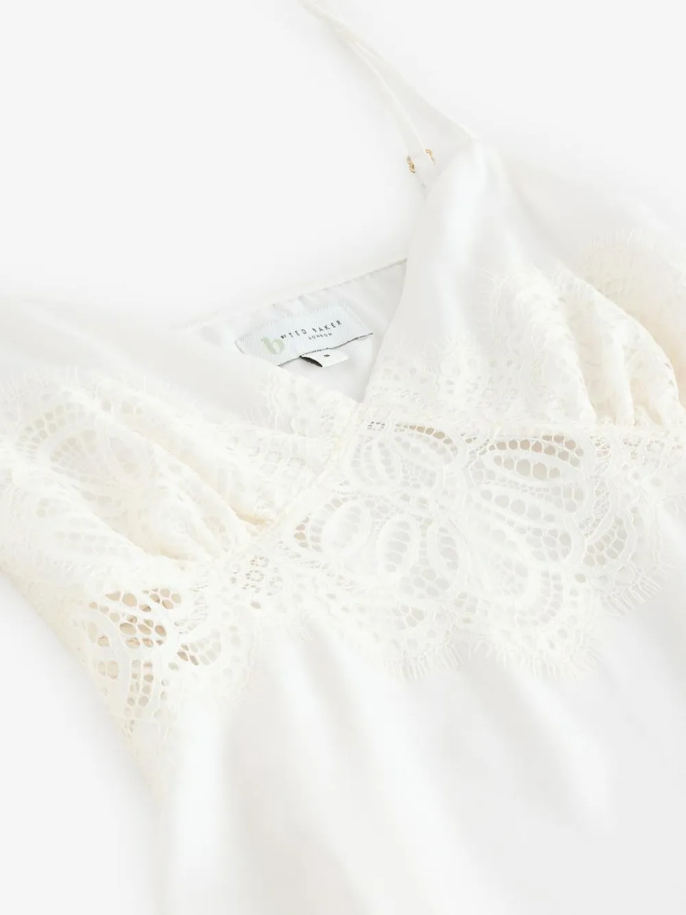 Hot B by Ted Baker Ecru Satin Lace Bridal Slip