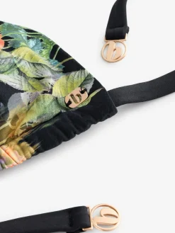 Sale B by Ted Baker Koi Triangle Black Bikini Top