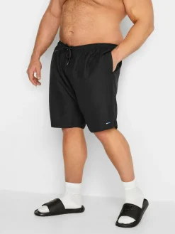 Sale BadRhino Big & Tall Plain Swimshorts Black