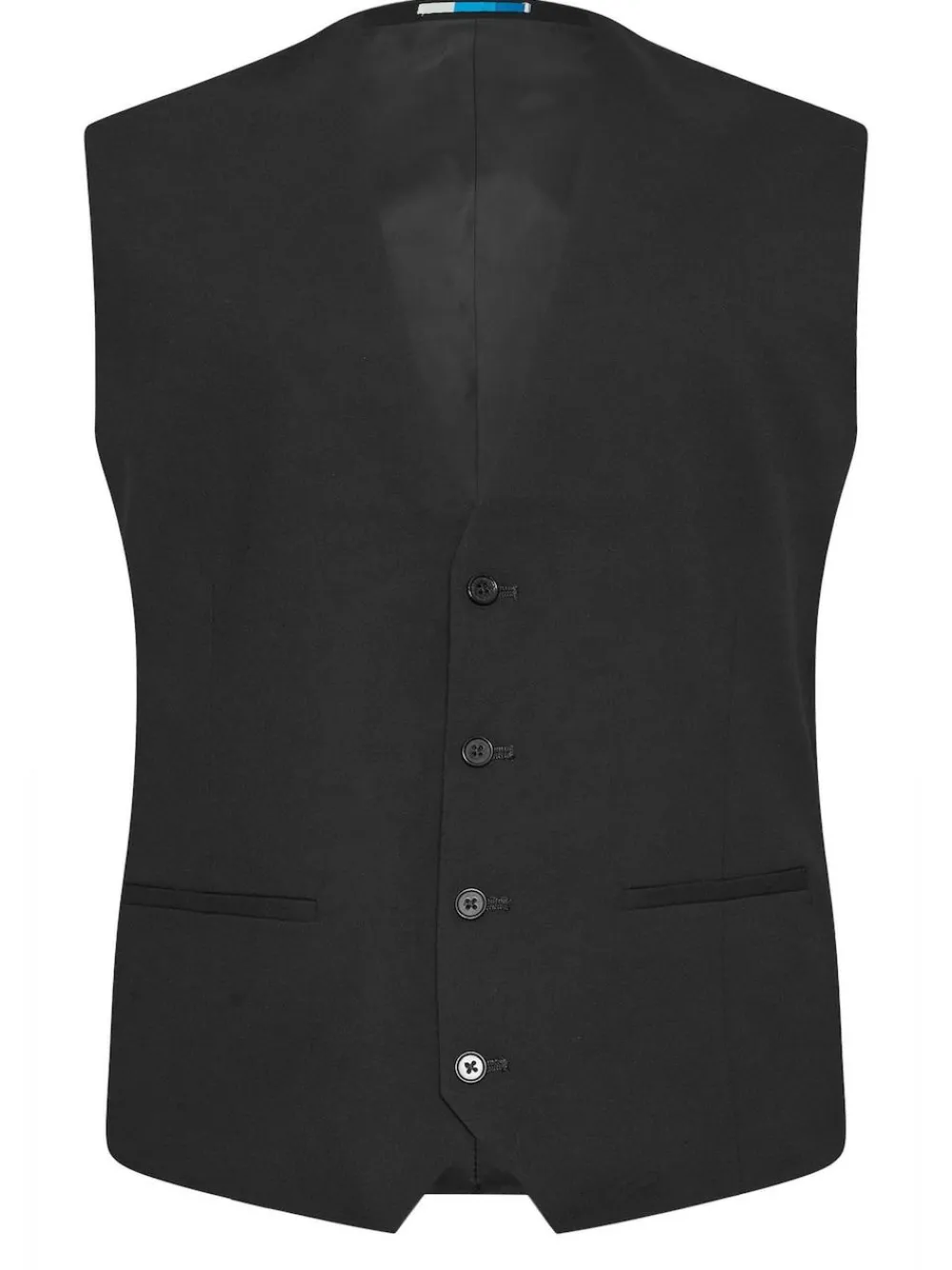 BadRhino Big & Tall Black Tailoring Suit Waistcoat^ Vests