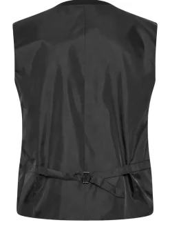 BadRhino Big & Tall Black Tailoring Suit Waistcoat^ Vests