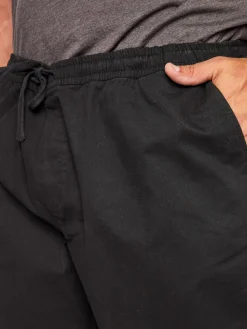 Online BadRhino Big & Tall Stretch Elasticated Waist Chinos Shorts Black