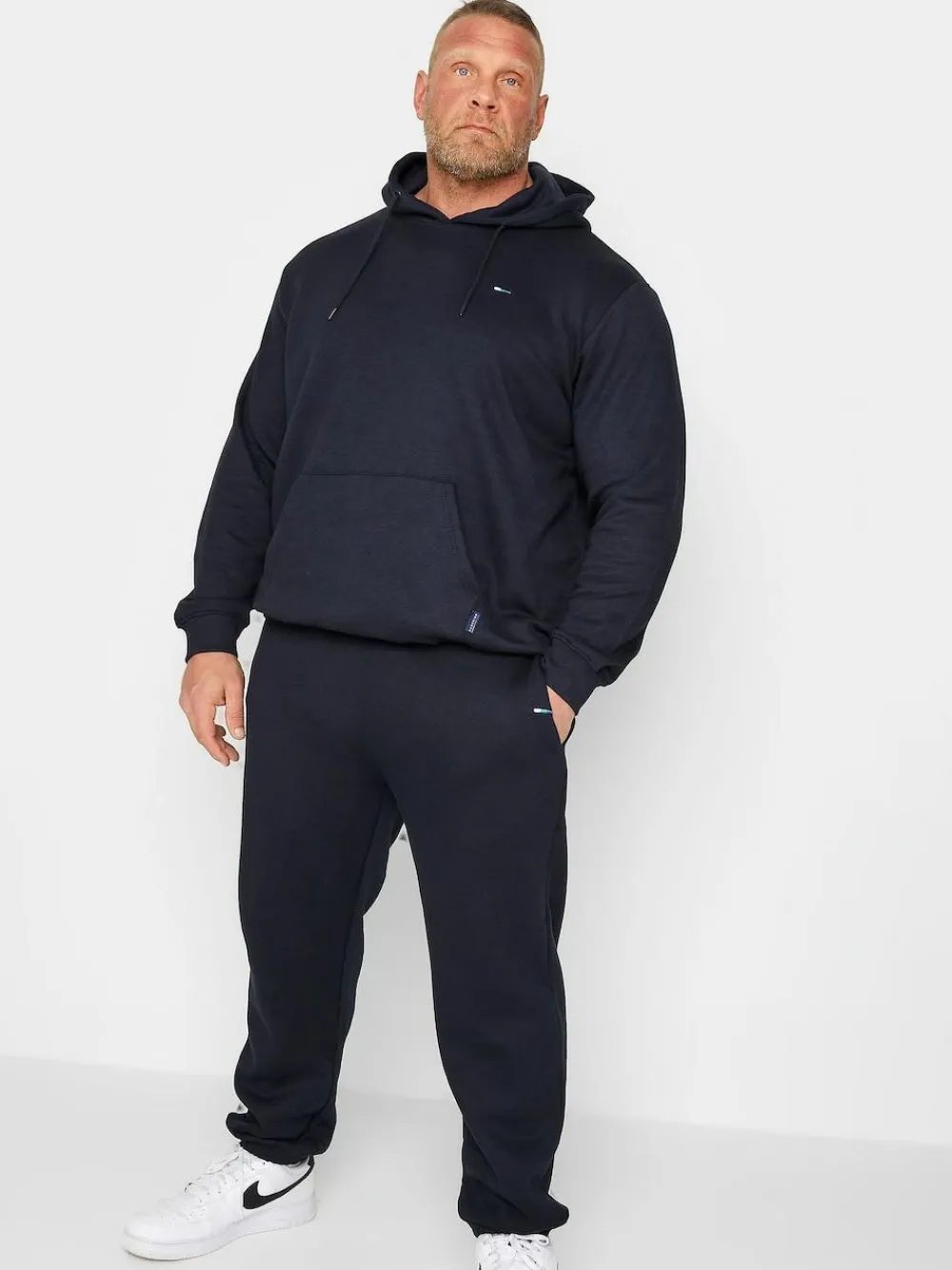 BadRhino Big & Tall Blue 100% Cotton Essential Joggers