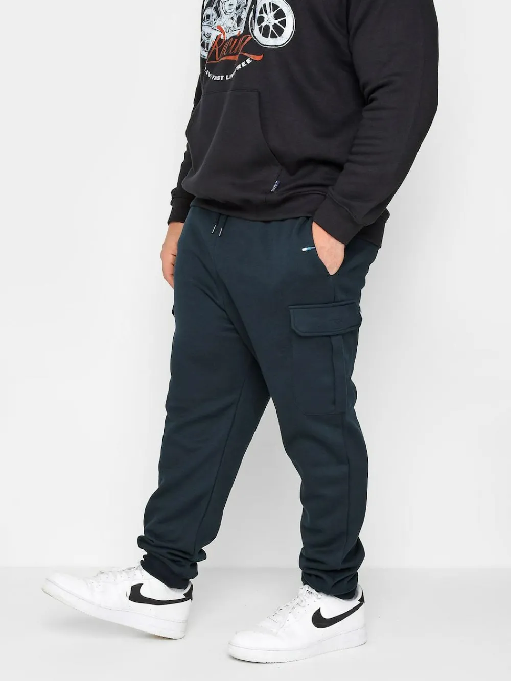 BadRhino Big & Tall Blue Cargo Joggers