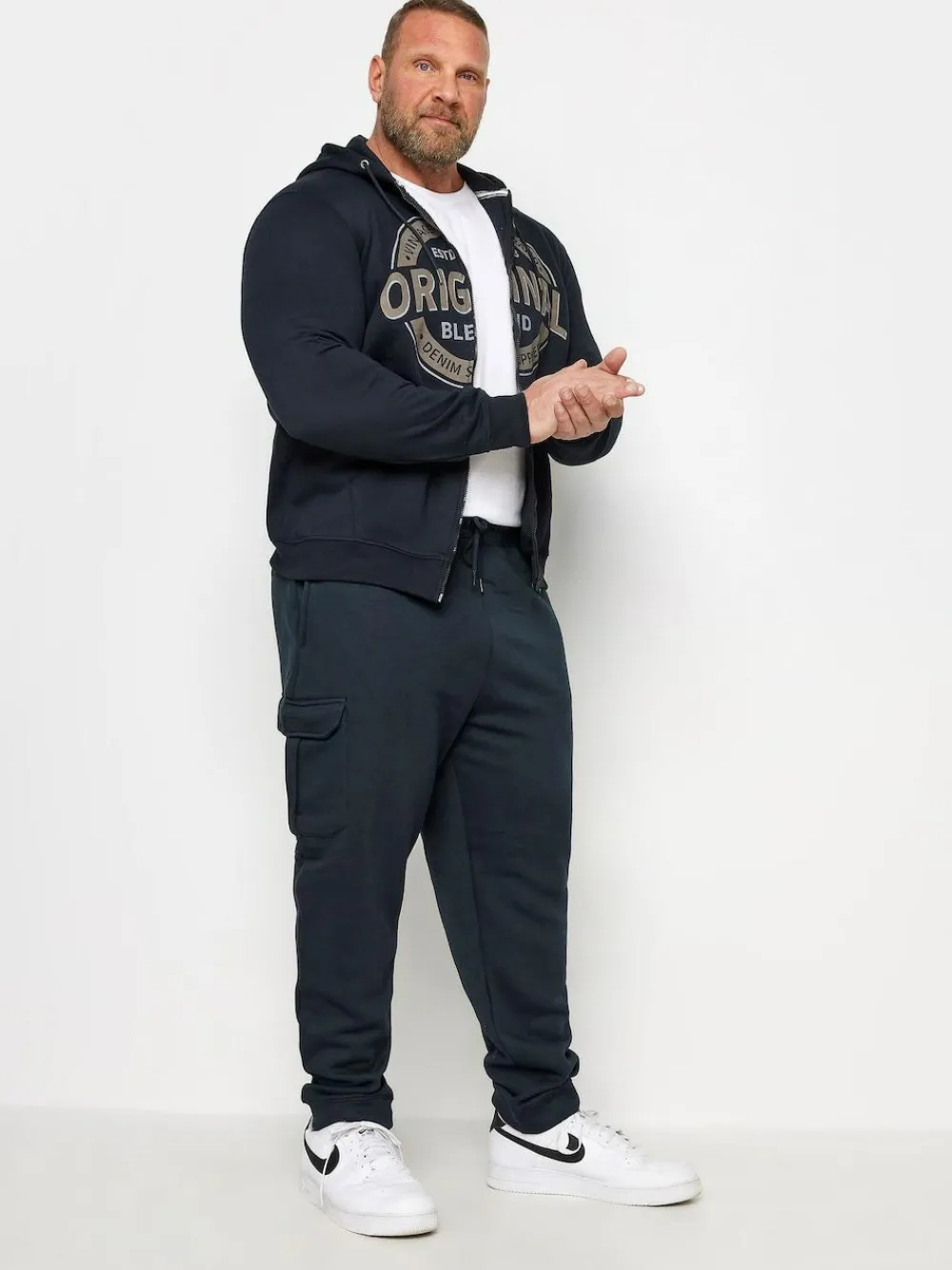 BadRhino Big & Tall Blue Cargo Joggers