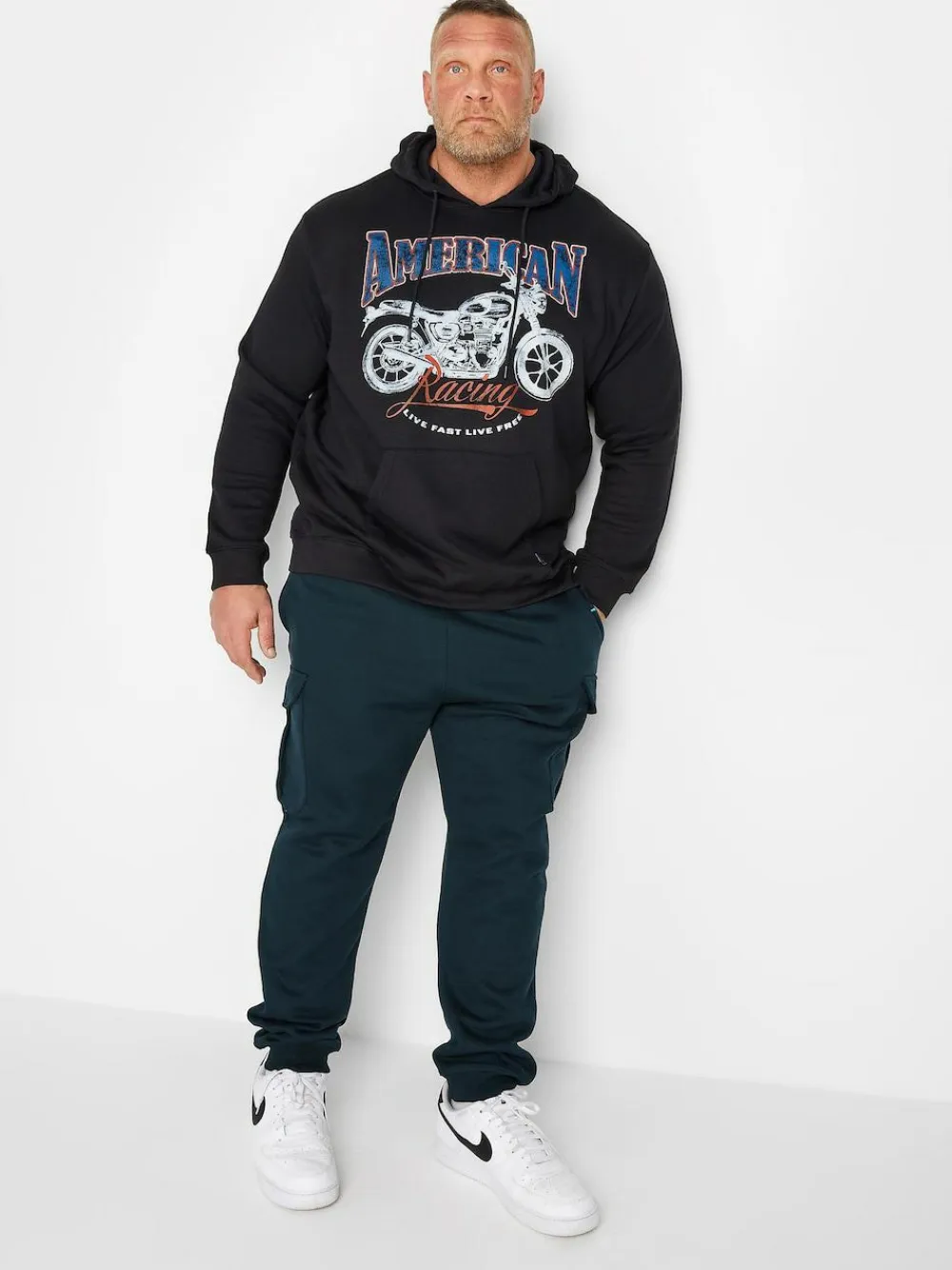 BadRhino Big & Tall Blue Cargo Joggers