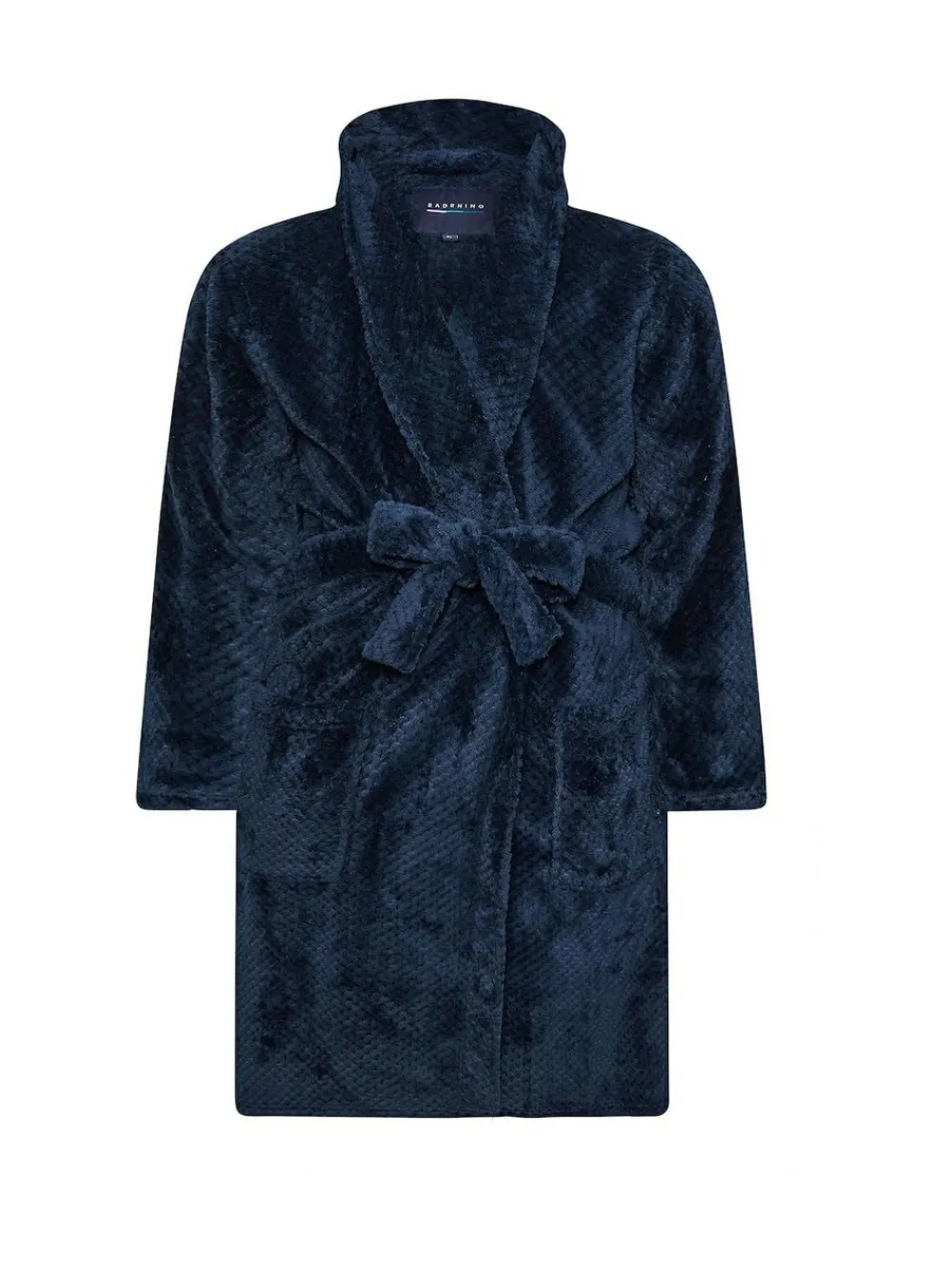 BadRhino Big & Tall Blue Honeycomb Hooded Robe^ Bathrobe