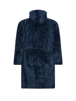 BadRhino Big & Tall Blue Honeycomb Hooded Robe^ Bathrobe