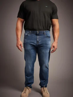 BadRhino Big & Tall Washed Denim Jeans^ Jeans|Jeans