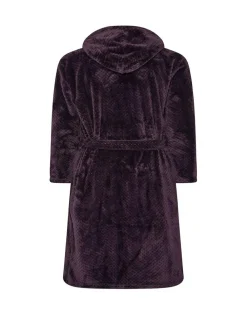 BadRhino Big & Tall Red Textured Hooded Robe^ Bathrobe