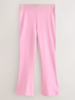 New Baker by Ted Baker 3 Pack Black/Pink Flares Leggings