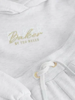 Baker by Ted Baker 2 Piece Grey Marl Graphic Hoodie & Cargo Joggers Set^ Sweatshirts & Hoodies|Sets & Coords