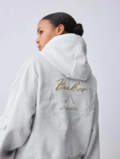 Baker by Ted Baker 2 Piece Grey Marl Graphic Hoodie & Cargo Joggers Set^ Sweatshirts & Hoodies|Sets & Coords