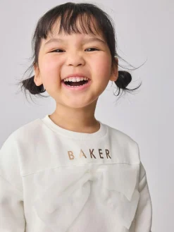 Baker by Ted Baker 2 Piece Longline Bow Sweat and Floral Leggings Set^ Sweatshirts & Hoodies|Sets & Coords