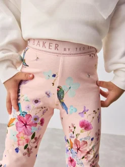 Baker by Ted Baker 2 Piece Longline Bow Sweat and Floral Leggings Set^ Sweatshirts & Hoodies|Sets & Coords