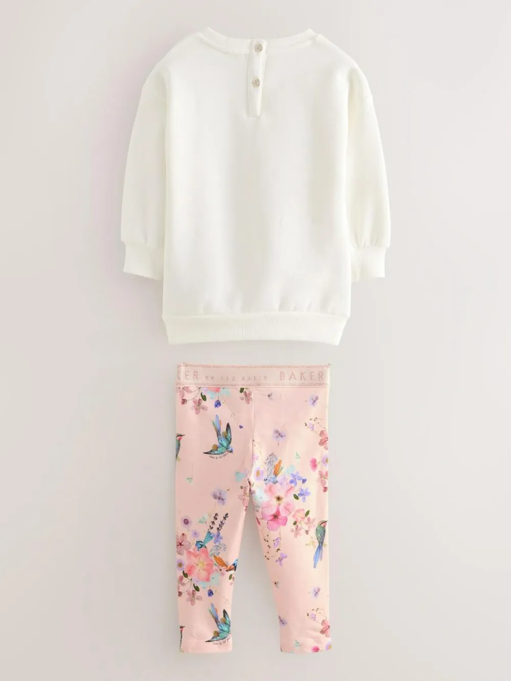 Baker by Ted Baker 2 Piece Longline Bow Sweat and Floral Leggings Set^ Sweatshirts & Hoodies|Sets & Coords