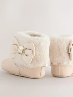Baker by Ted Baker Baby Girls Faux Fur Trim Padders Boots^ Boots|Baby Boots
