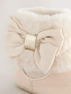 Baker by Ted Baker Baby Girls Faux Fur Trim Padders Boots^ Boots|Baby Boots