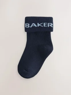 Outlet Baker by Ted Baker Baby Socks 5 Pack Blue
