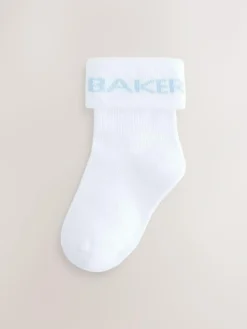 Outlet Baker by Ted Baker Baby Socks 5 Pack Blue