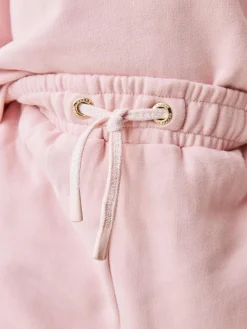 Baker by Ted Baker Blue 2 Piece Side Bow Detail Sweat & Joggers Set Pink