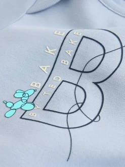 Hot Baker by Ted Baker Blue 3 Pack Short Sleeve Bodysuits