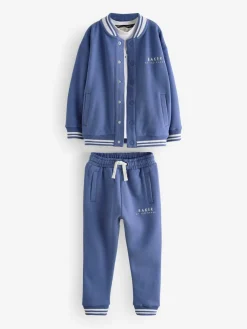 Baker by Ted Baker Blue 100% Cotton Varsity 3 Piece Set^ Cosy Club