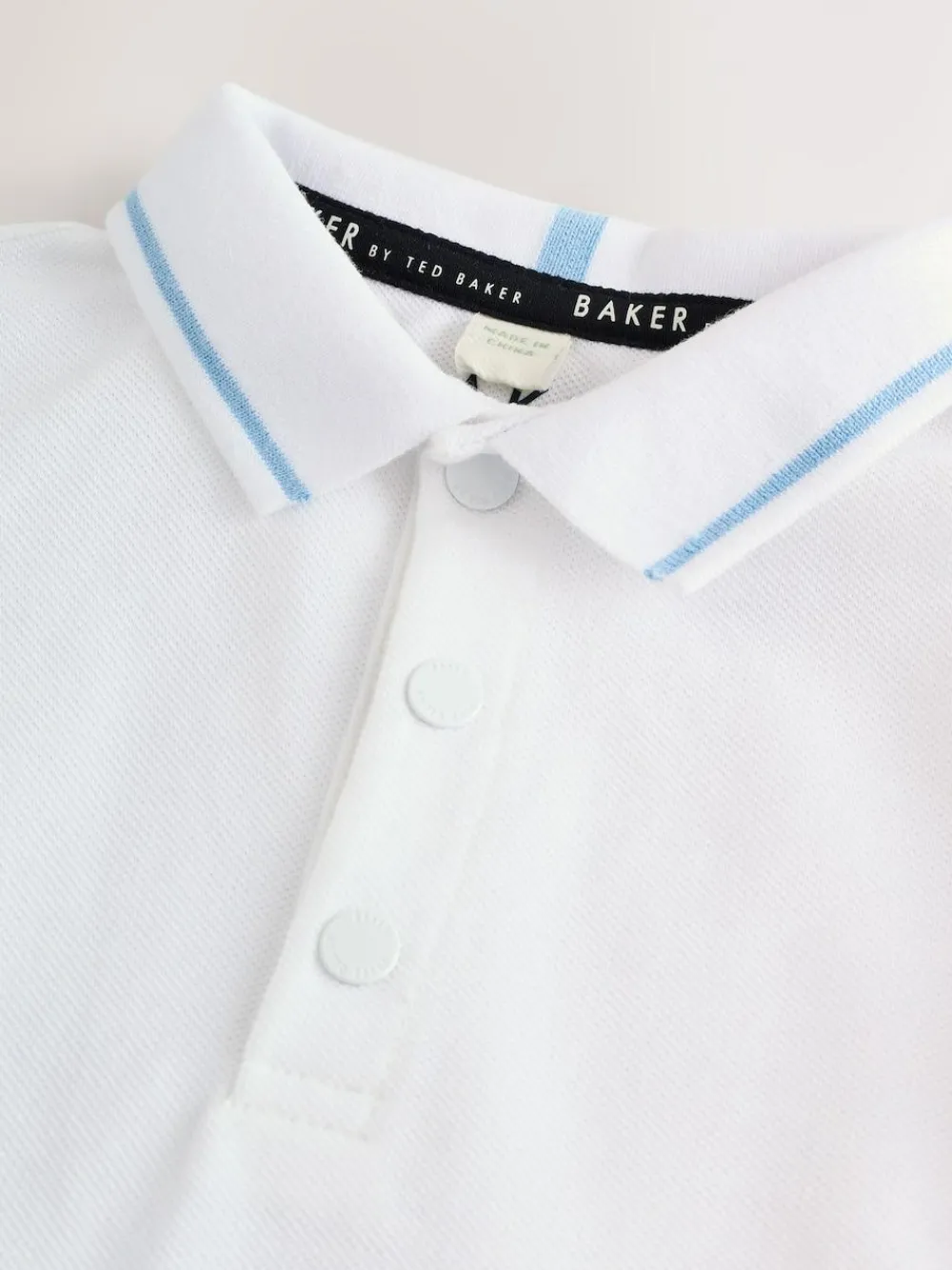 Hot Baker by Ted Baker Blue Dungarees and Polo Shirt Set