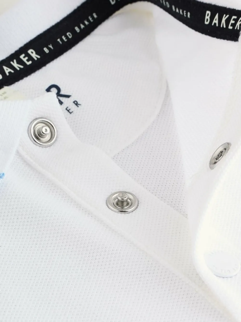 Hot Baker by Ted Baker Blue Dungarees and Polo Shirt Set