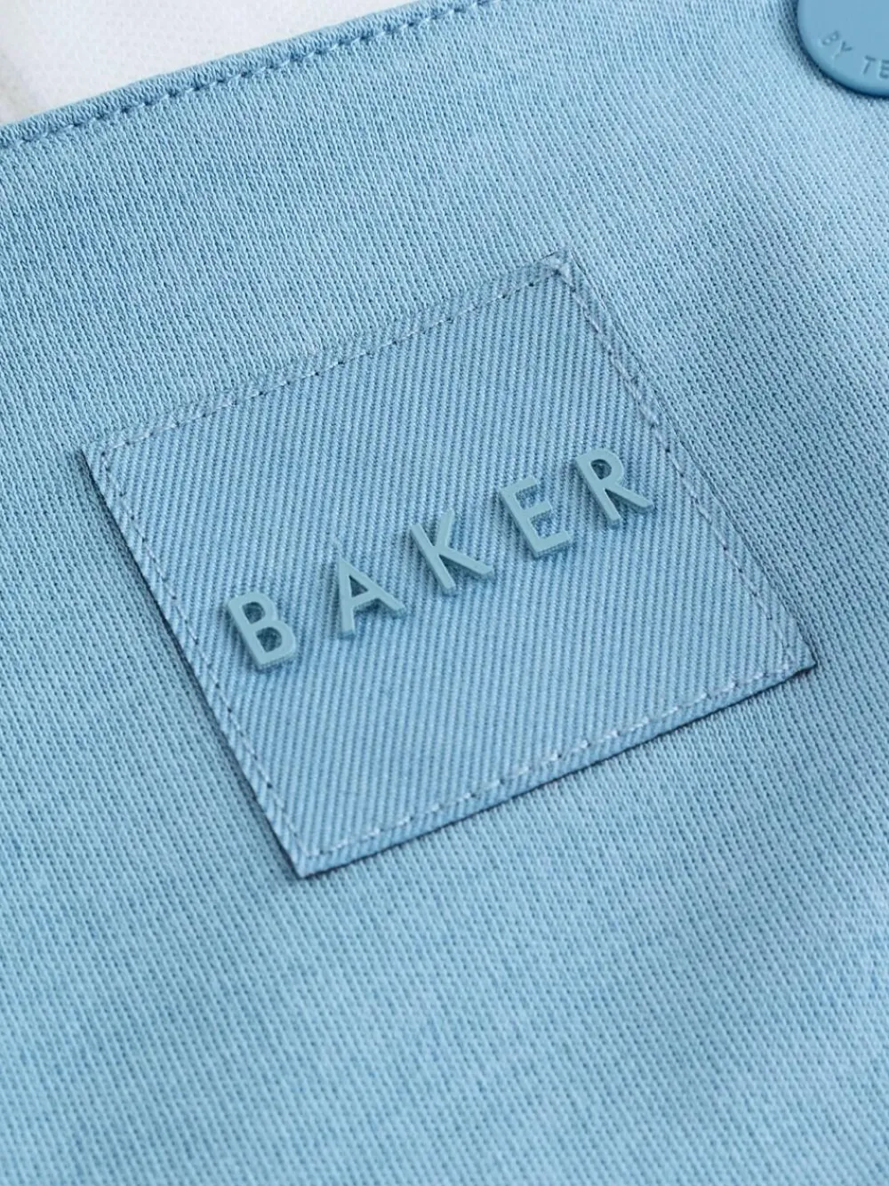 Hot Baker by Ted Baker Blue Dungarees and Polo Shirt Set
