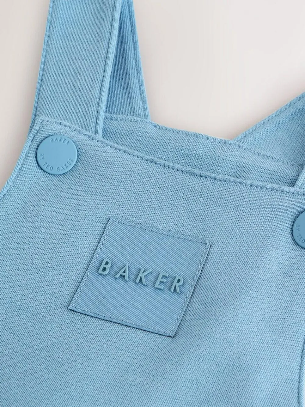 Hot Baker by Ted Baker Blue Dungarees and Polo Shirt Set