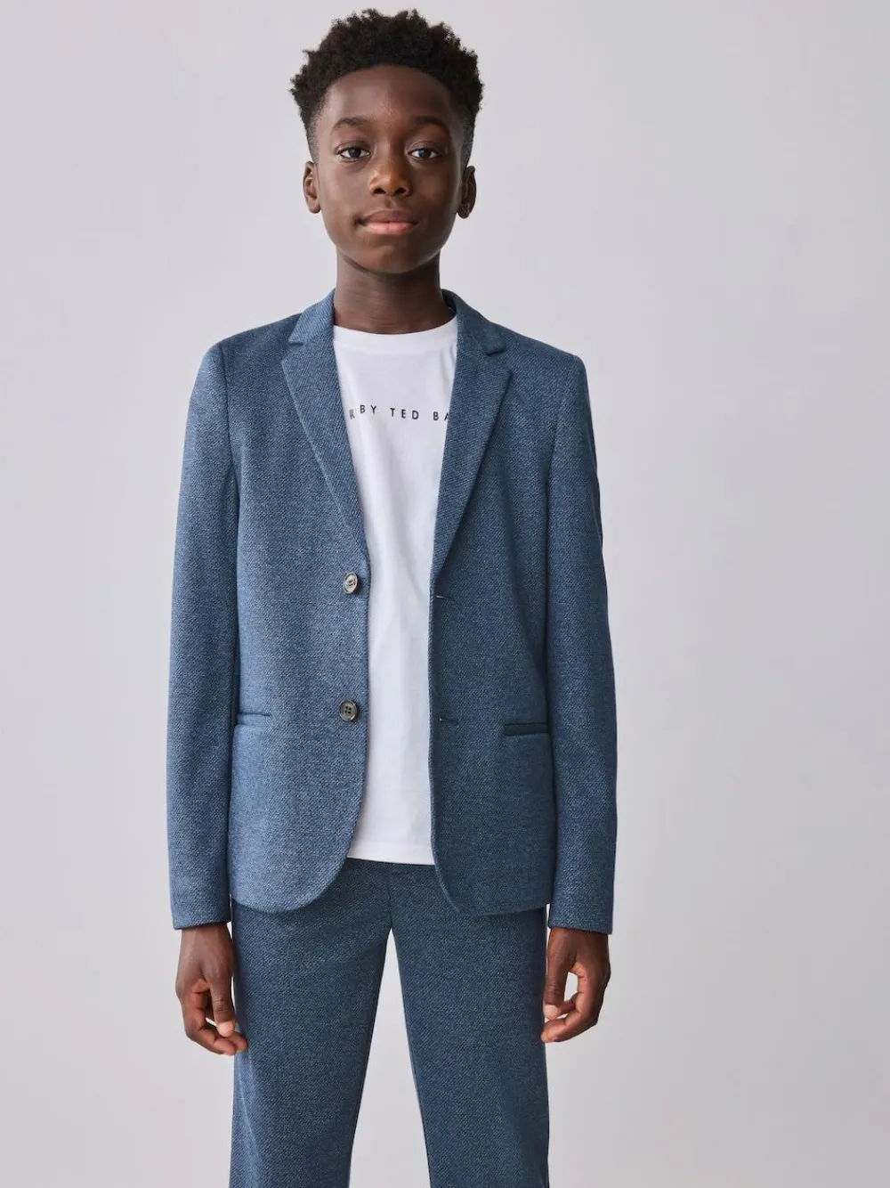 Baker by Ted Baker Blue Jersey Suit Jacket^BOY Suits & Vest