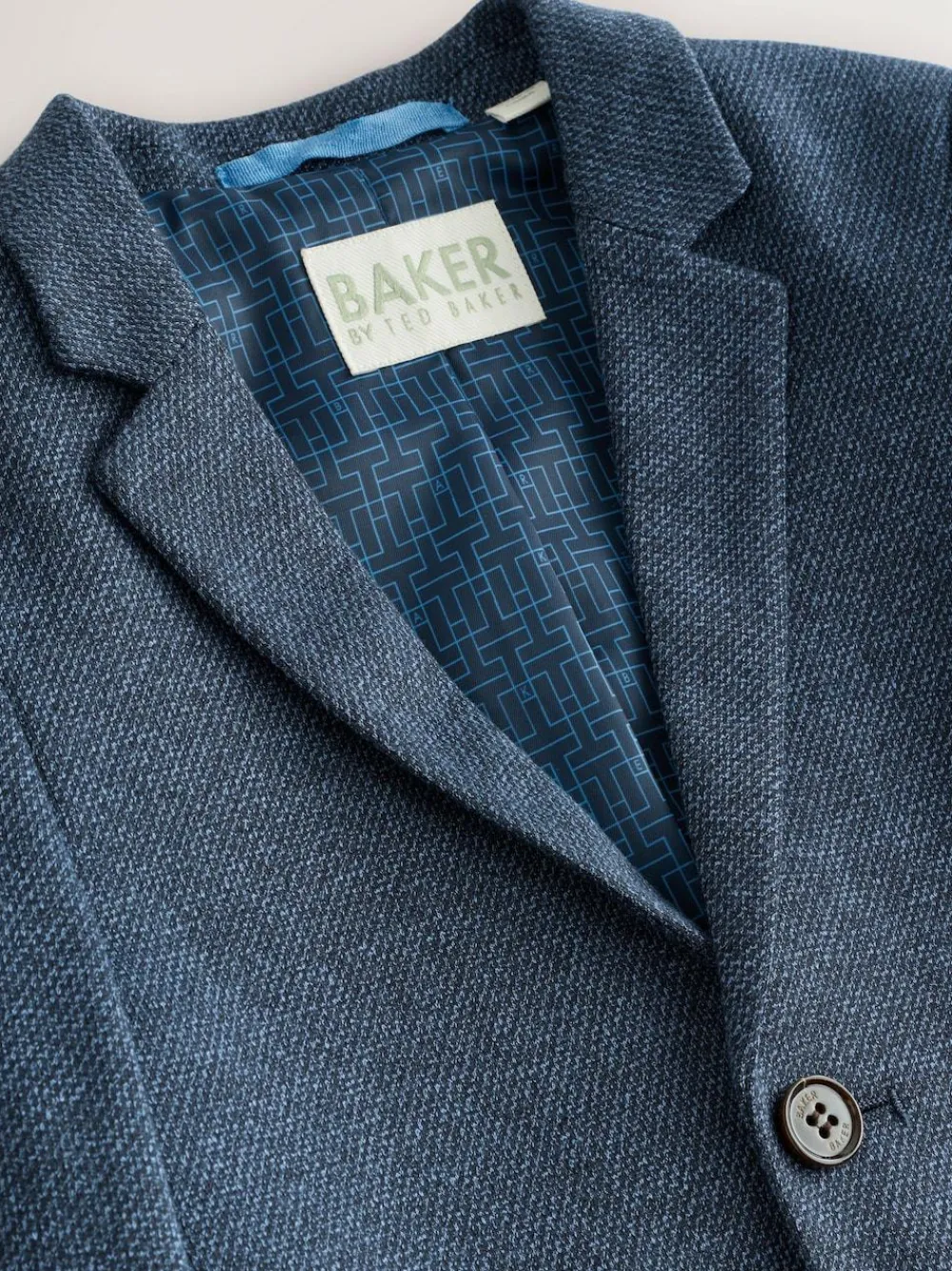 Baker by Ted Baker Blue Jersey Suit Jacket^BOY Suits & Vest