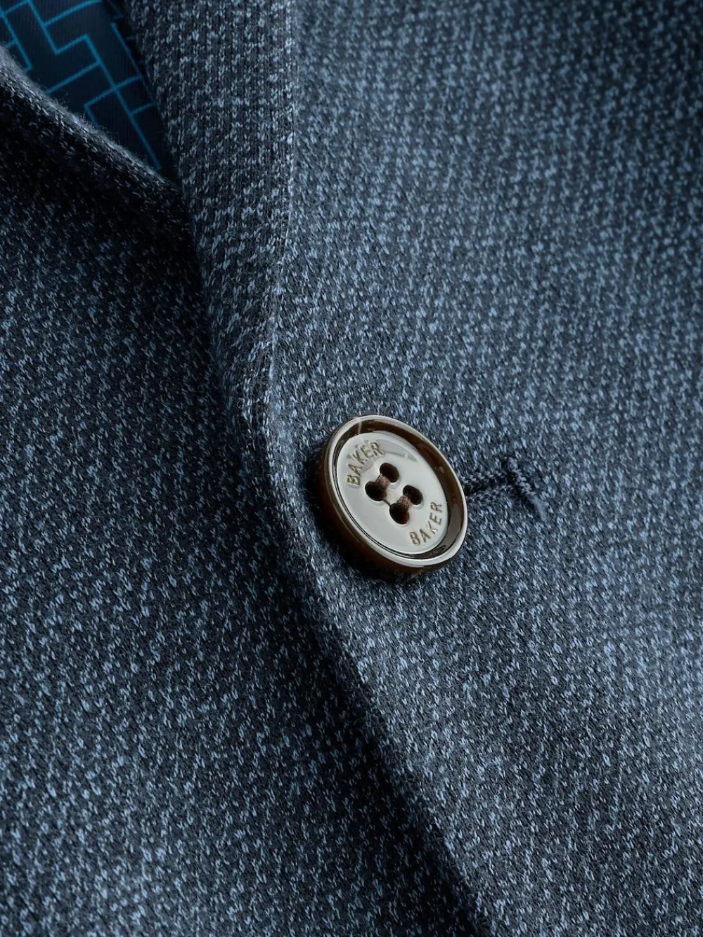 Baker by Ted Baker Blue Jersey Suit Jacket^BOY Suits & Vest