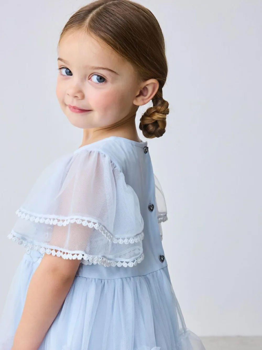 Baker by Ted Baker Blue Mesh Embroidered Detail Dress^ Dresses|Occasionwear