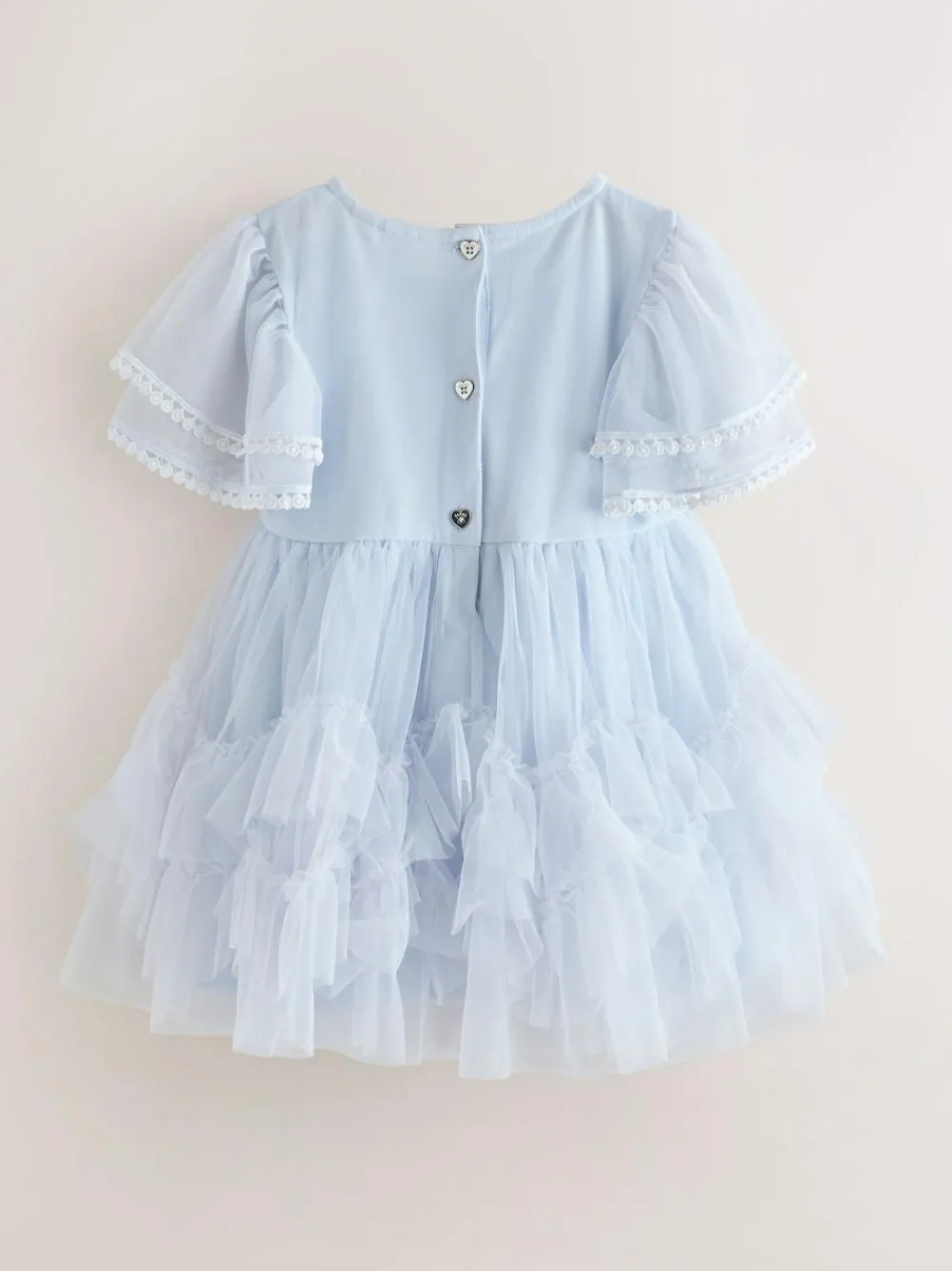 Baker by Ted Baker Blue Mesh Embroidered Detail Dress^ Dresses|Occasionwear