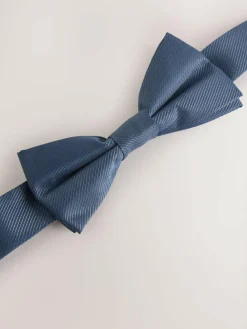 Baker by Ted Baker Blue Short Sleeve Shirt with Bow Tie