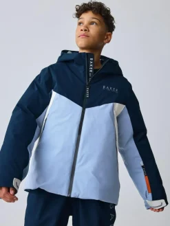 Clearance Baker by Ted Baker Blue Waterproof Padded Ski Coat