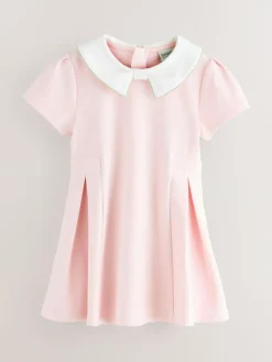 Sale Baker by Ted Baker Bow Collared Ponte Dress Pink