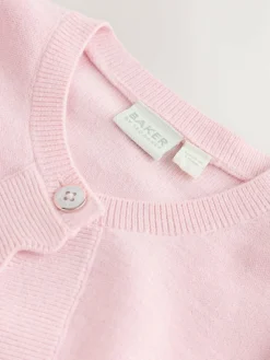 Baker by Ted Baker Bow Sleeve Scallop Edge Cardigan^ Occasionwear|Knitwear & Sweaters