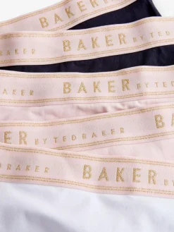Sale Baker by Ted Baker Boxer 5 Pack Black/White/Nude
