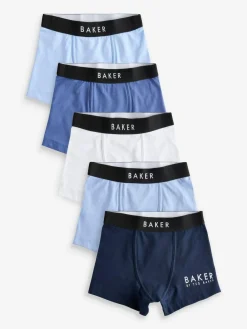 Outlet Baker by Ted Baker Boxers 5 Pack Blue