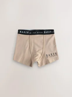 Sale Baker by Ted Baker Boys Boxers 5 Pack Green Multi