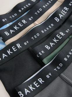 Sale Baker by Ted Baker Boys Boxers 5 Pack Green Multi