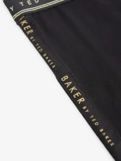 Hot Baker by Ted Baker Branded Waistband Leggings Black