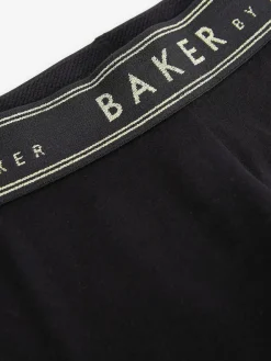 Hot Baker by Ted Baker Branded Waistband Leggings Black