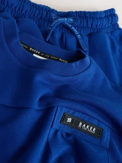 Baker by Ted Baker Cobalt Blue Oversized Sweatshirt and Joggers Set^BOY Sweatshirts & Hoodies