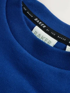 Baker by Ted Baker Cobalt Blue Oversized Sweatshirt and Joggers Set^BOY Sweatshirts & Hoodies