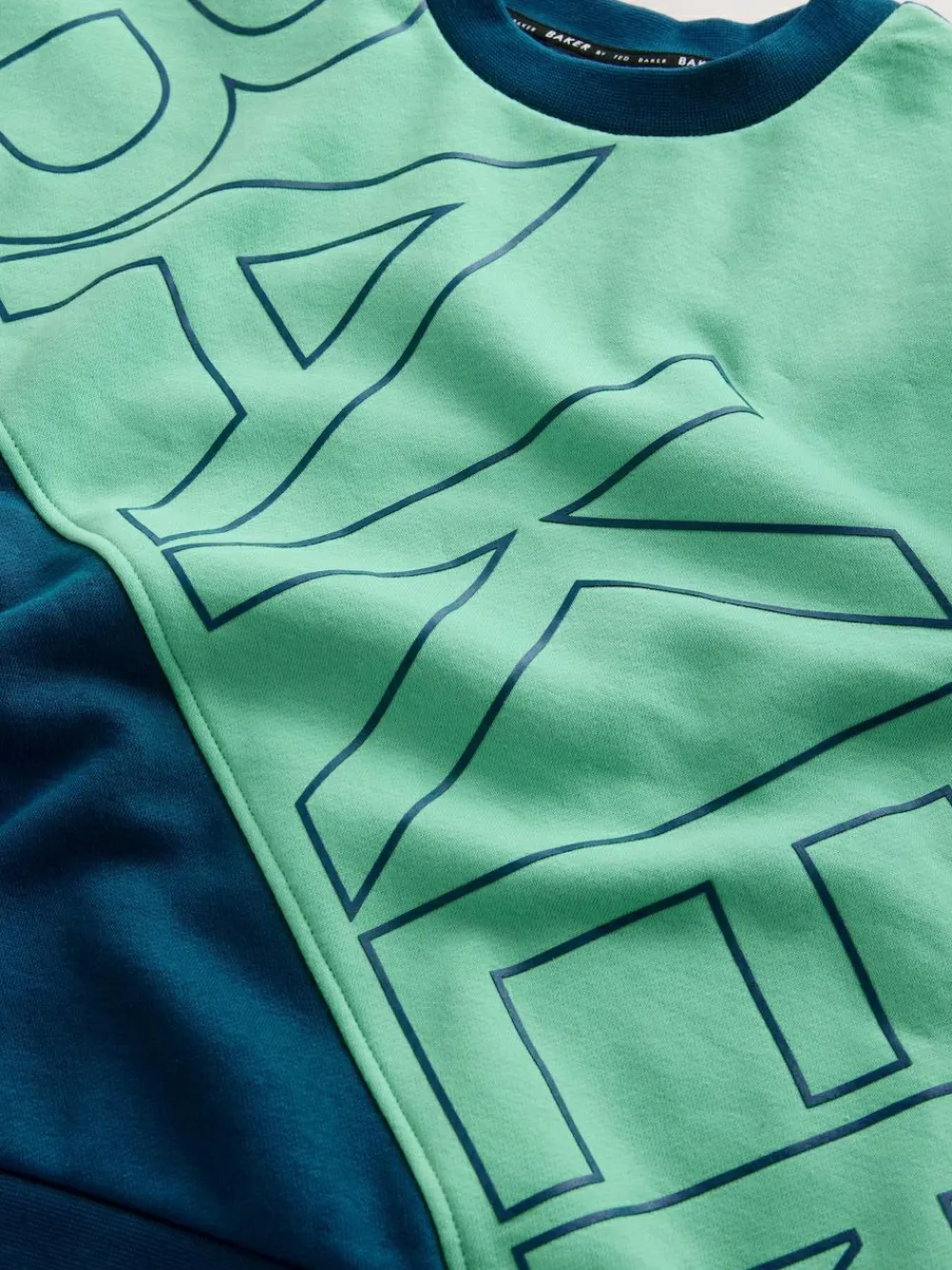 Baker by Ted Baker Colourblock Sweat Top and Joggers Set^BOY Sweatshirts & Hoodies