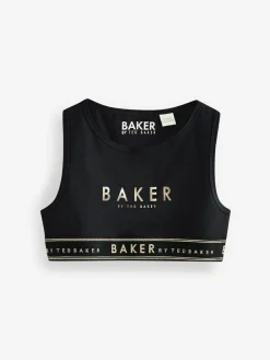 Clearance Baker by Ted Baker Crop Tops 3 Pack Berry/Black